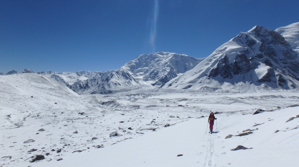 Lenin Peak summit camp tents